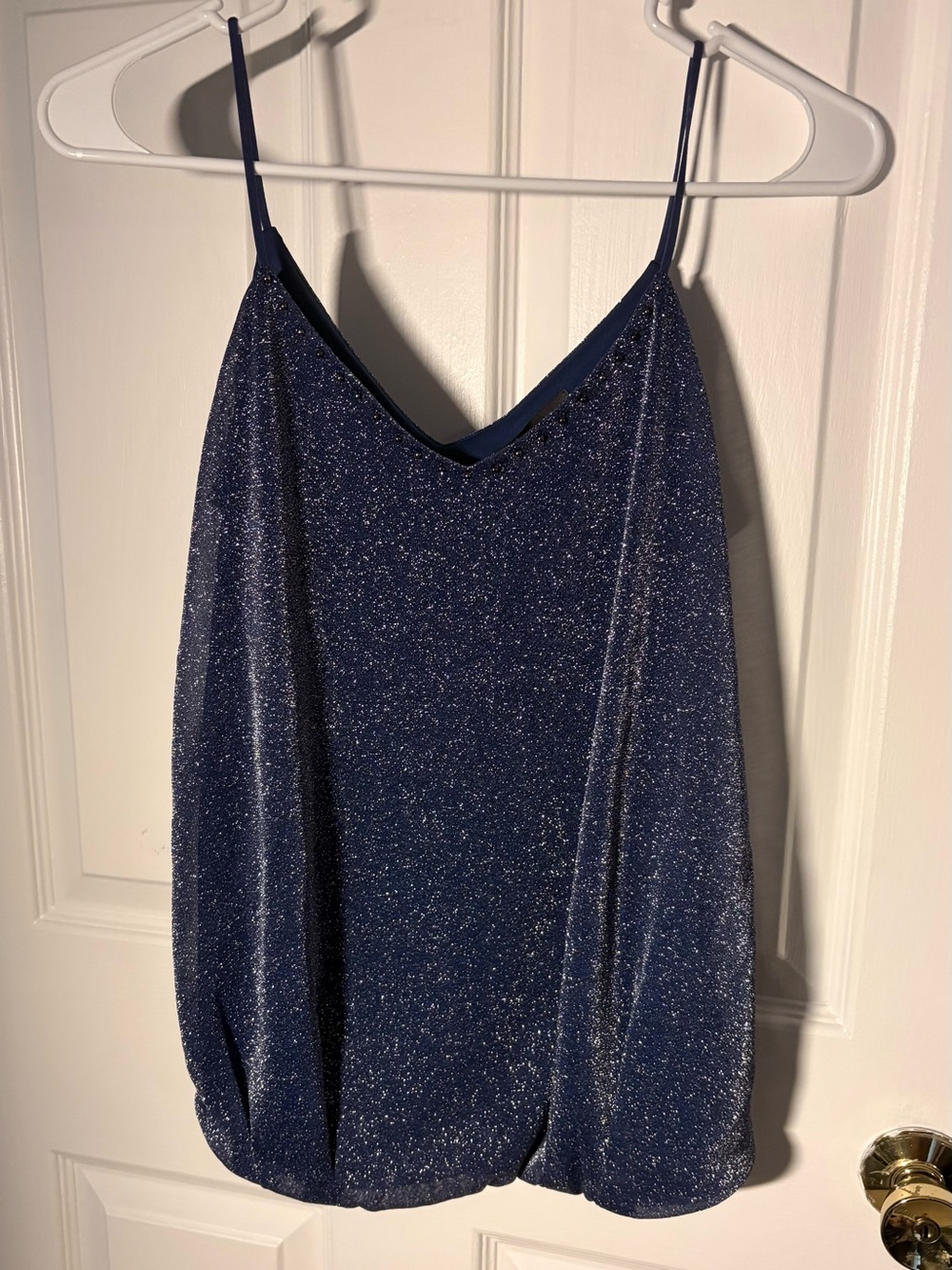 The Limited Navy Blue Sparkle Cami